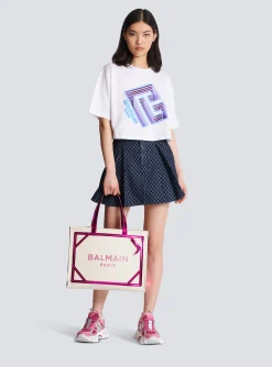 Clearance Cropped Neon-print T-shirt Women T-Shirts