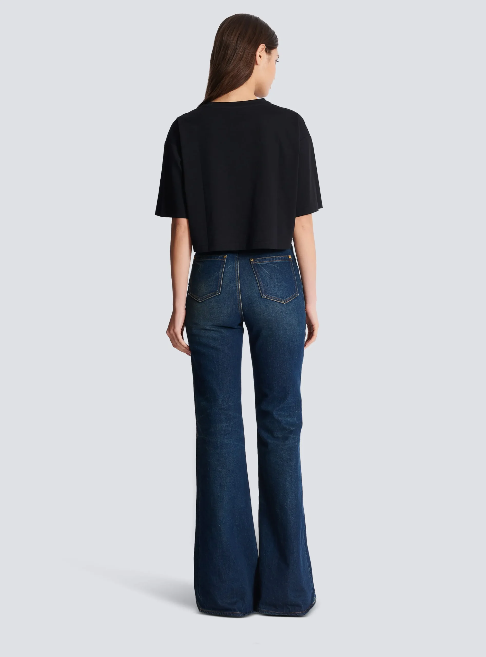 New Cropped Neon-print T-shirt Women T-Shirts