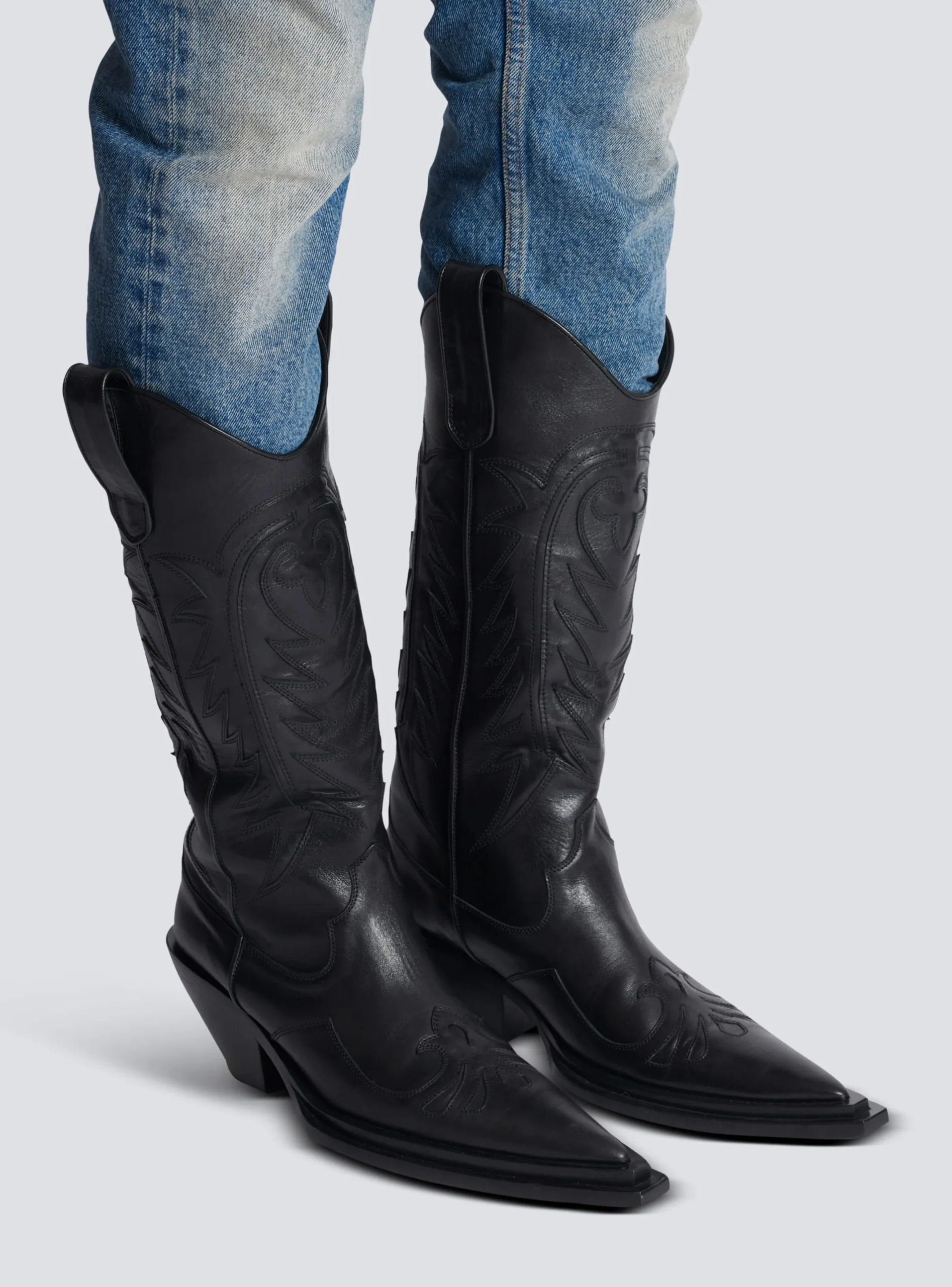 Outlet Dan Patchwork Leather Boots Boots And Rangers