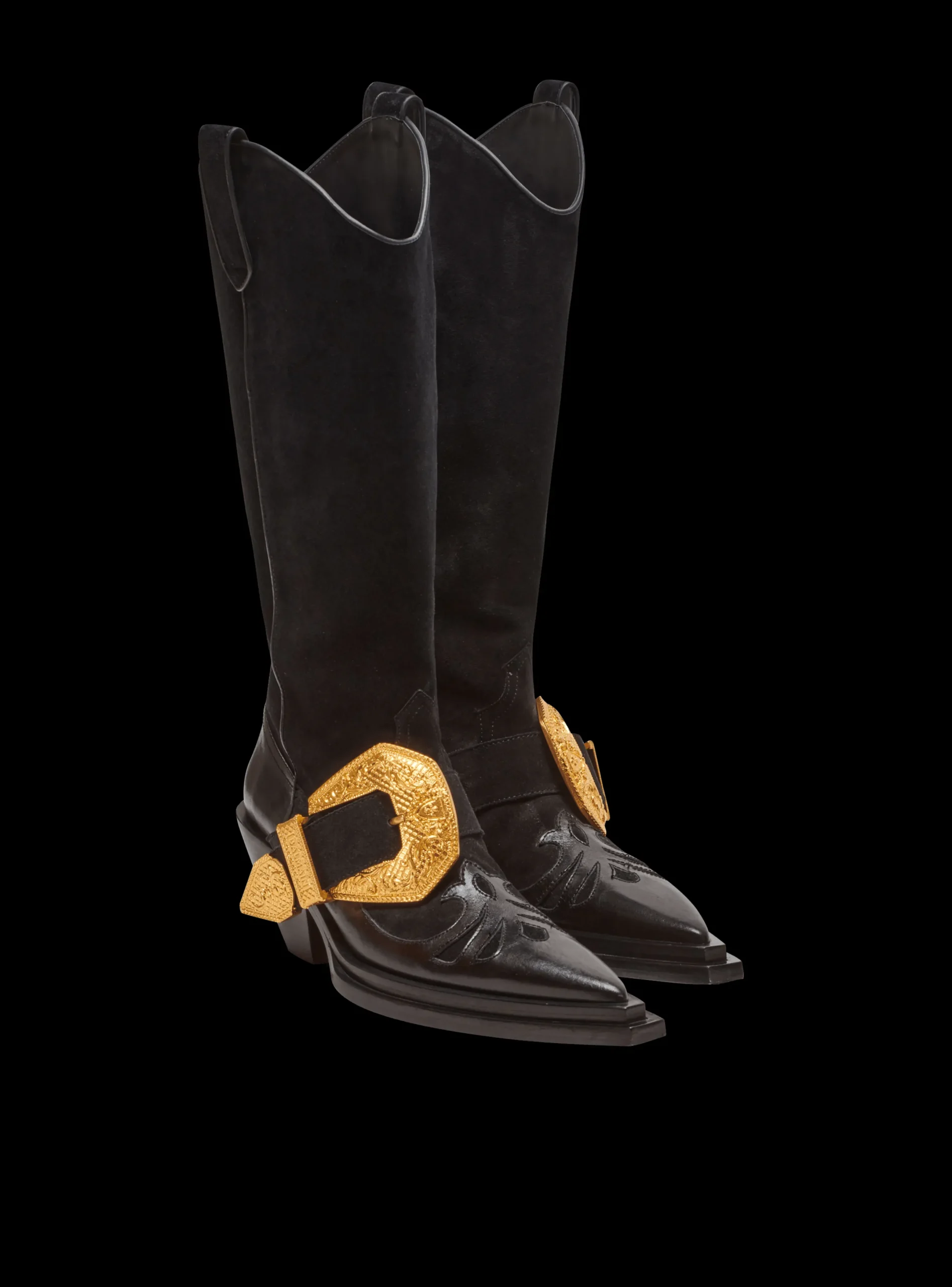 Store Dan Western Suede Leather Boots Women Boots