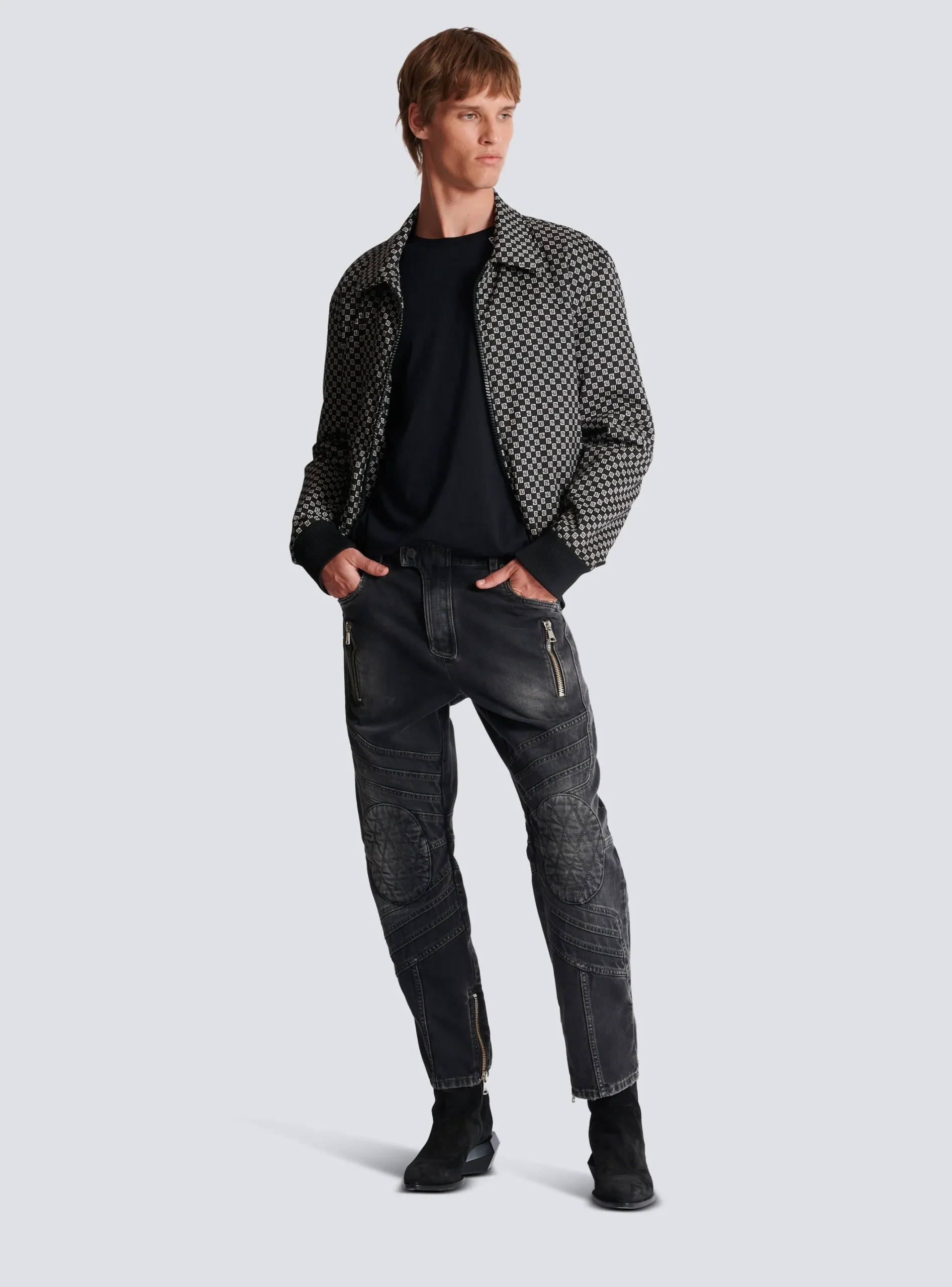 Clearance Denim Biker Jeans Denim
