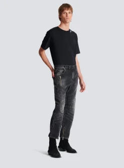 Clearance Denim Biker Jeans Denim