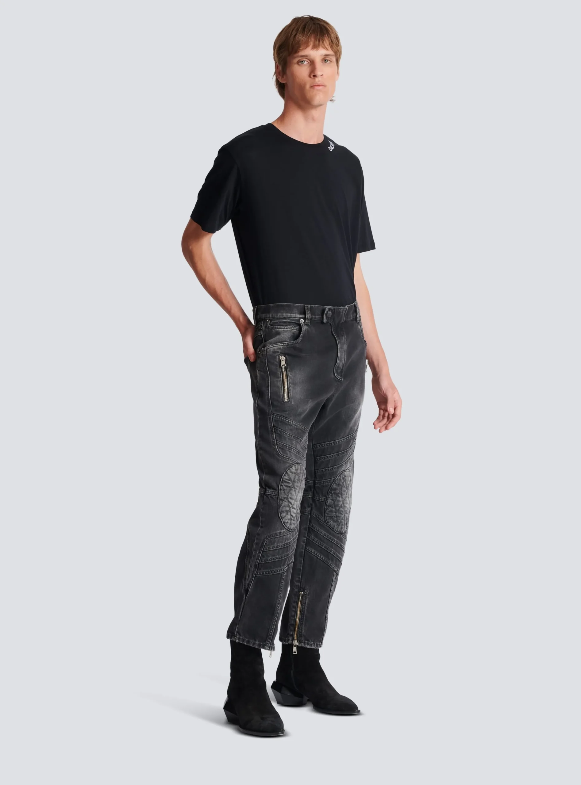 Clearance Denim Biker Jeans Denim