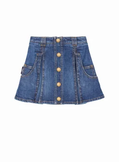 New Denim Skater Skirt Kids Girls (4-10 Years)