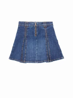 New Denim Skater Skirt Kids Girls (4-10 Years)