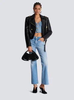 Hot Denim Top With Thin Straps Women Tops And Shirts