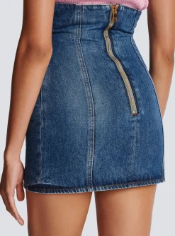 Best Sale Denim Tulip Skirt With Buttons Women Denim|Skirts