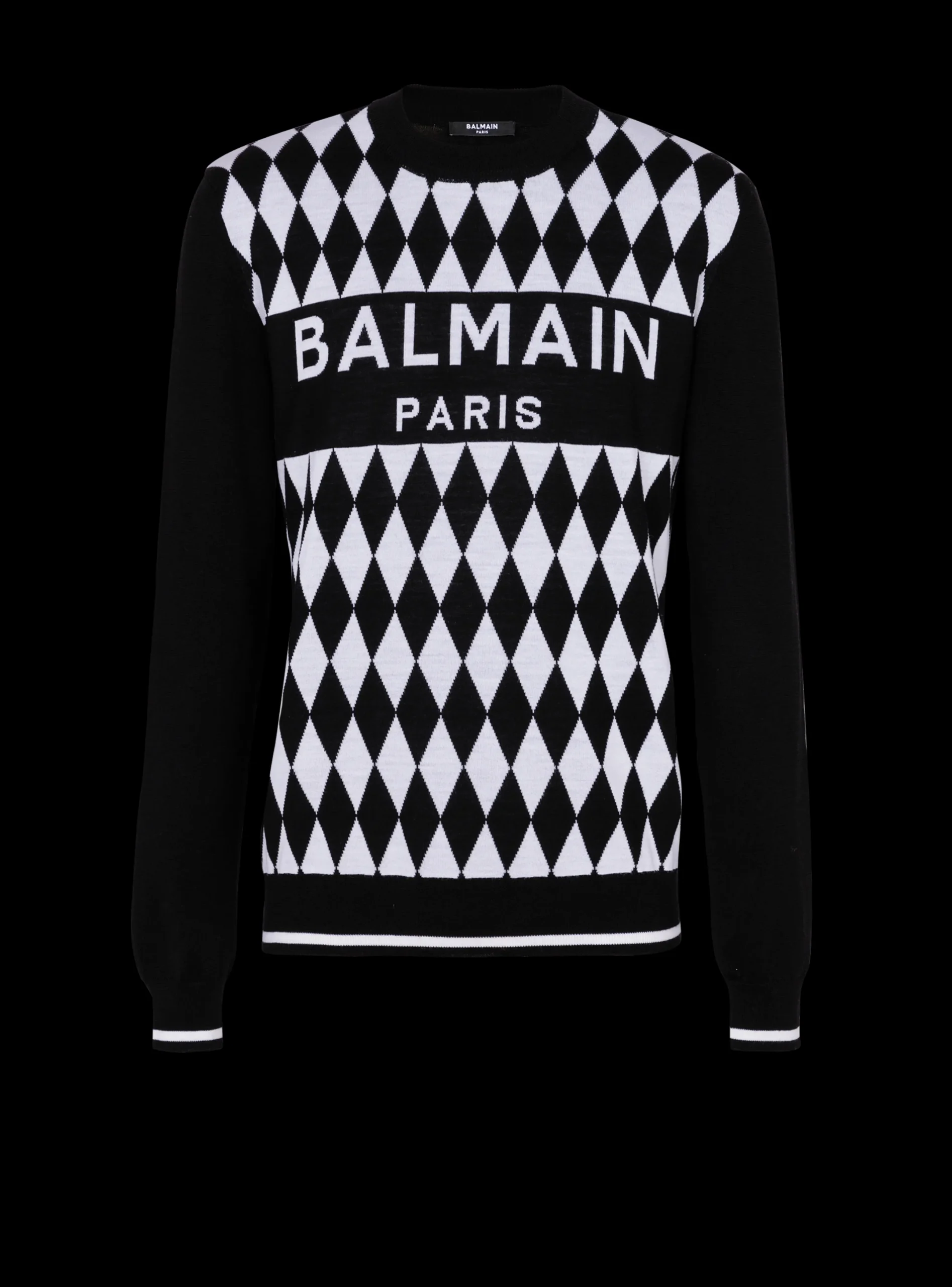 New Diamond Paris Two-tone Jacquard Jumper Knitwear