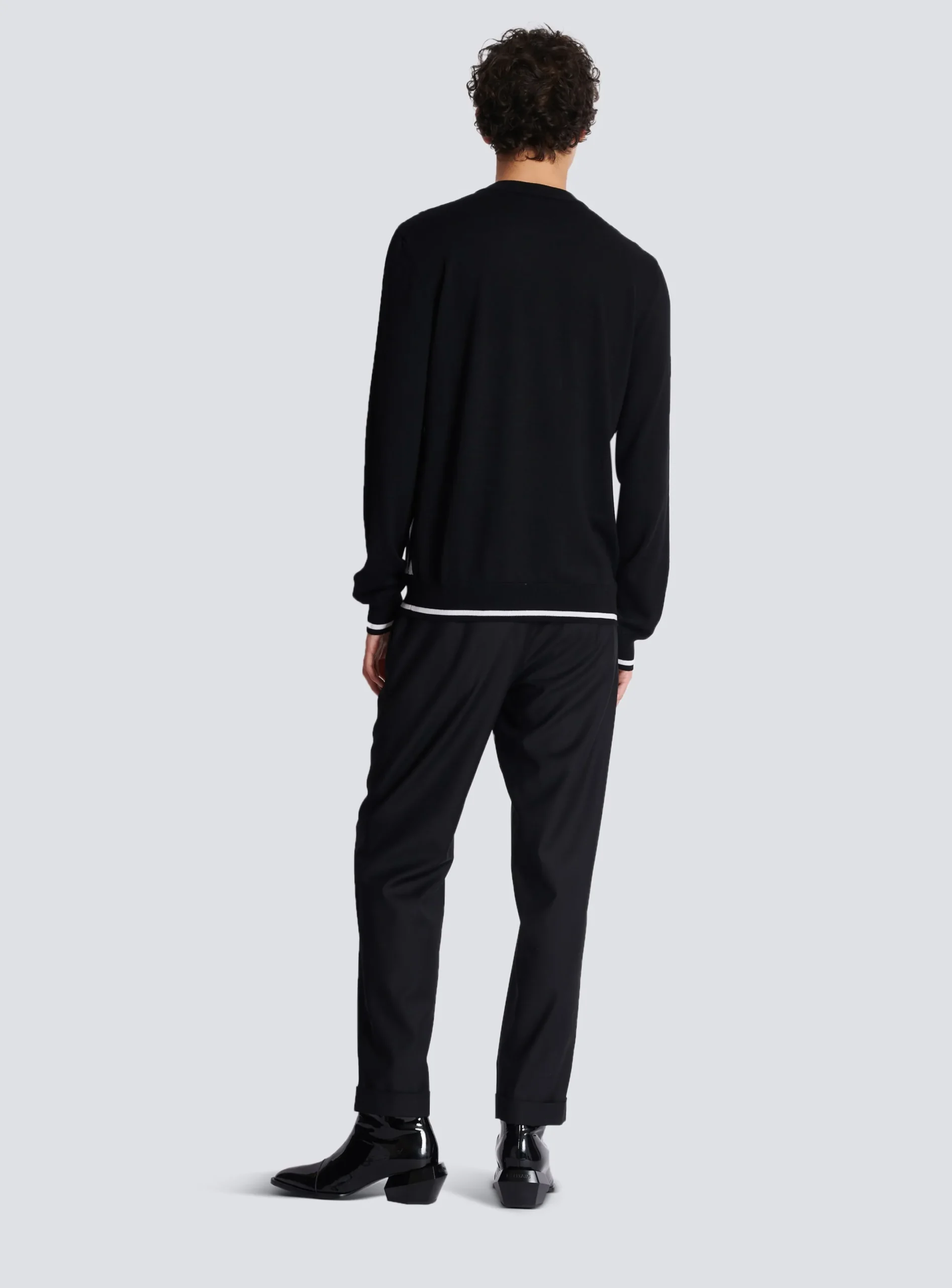 New Diamond Paris Two-tone Jacquard Jumper Knitwear