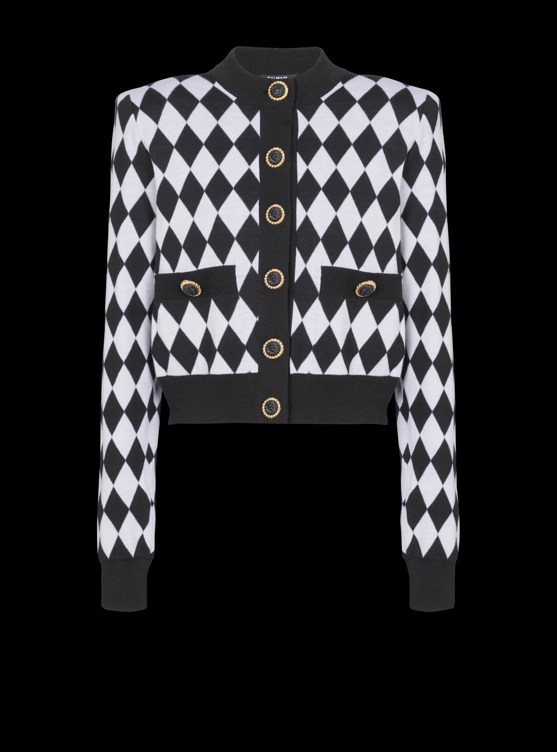 New Diamond Knit Cardigan Women Knitwear