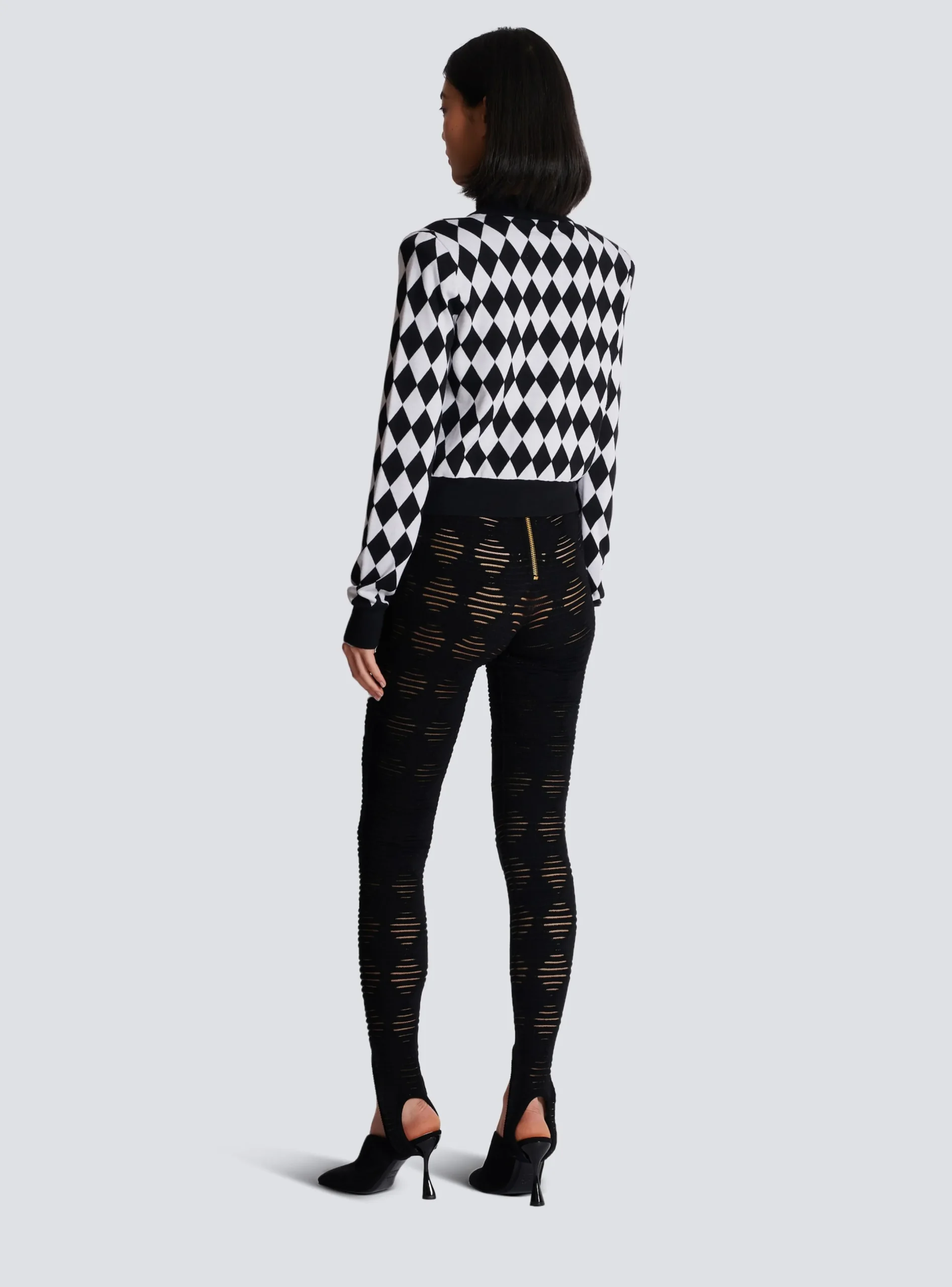 New Diamond Knit Cardigan Women Knitwear