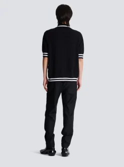 Cheap Diamond Polo Shirt In Two-tone Cotton Knitwear|Shirts And Polos