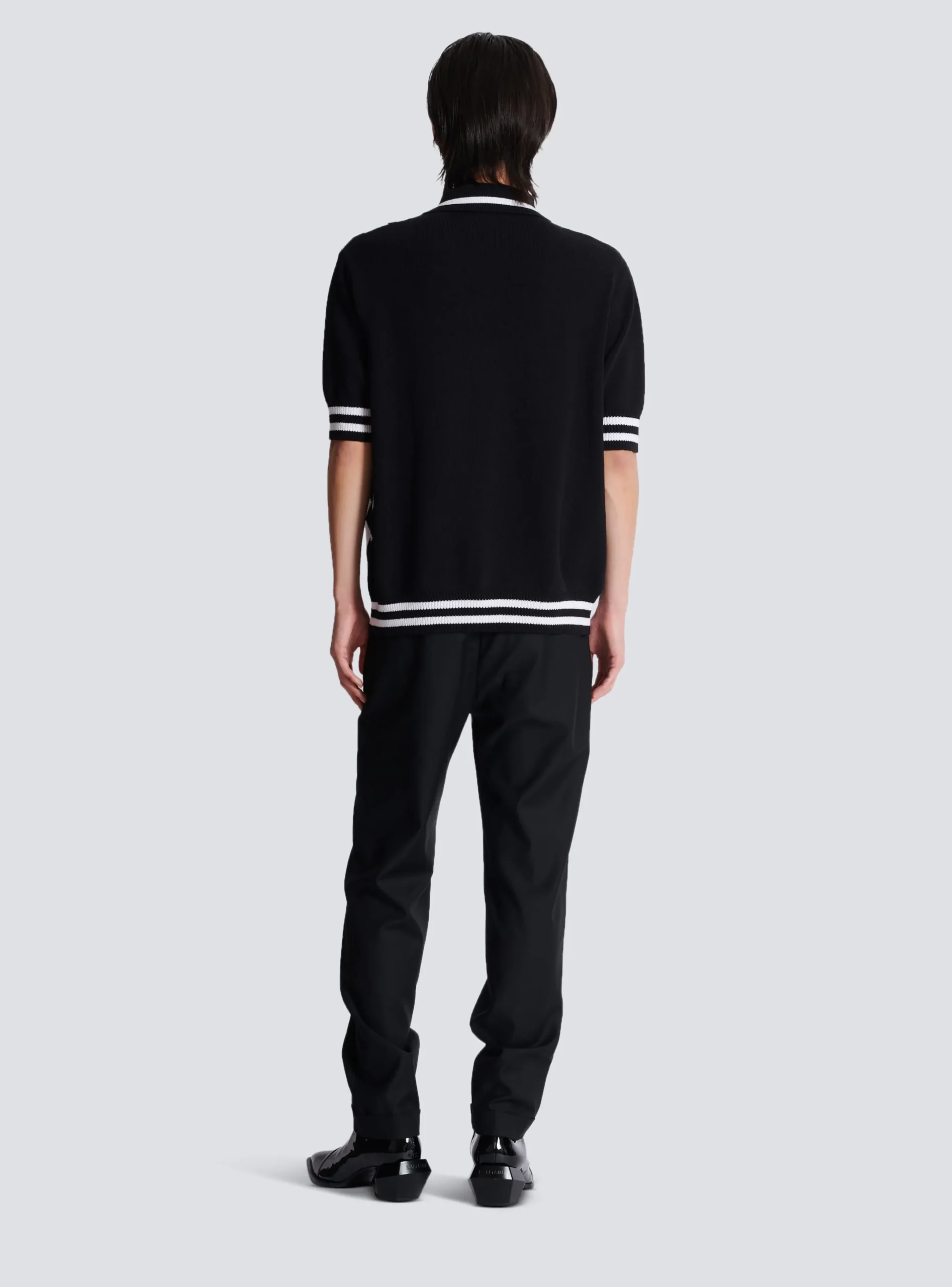 Cheap Diamond Polo Shirt In Two-tone Cotton Knitwear|Shirts And Polos