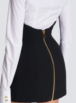Cheap Double Crepe Tulip Skirt Women Skirts