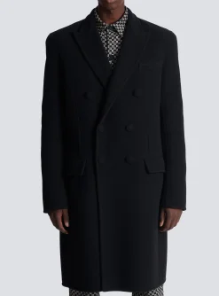 Discount Double Face Wool And Cashmere Coat Outerwear