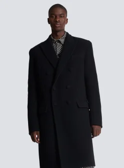 Discount Double Face Wool And Cashmere Coat Outerwear