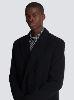 Discount Double Face Wool And Cashmere Coat Outerwear