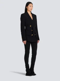 Best Double-breasted Fuchsia Eco-designed Blazer Women Jackets And Blazers
