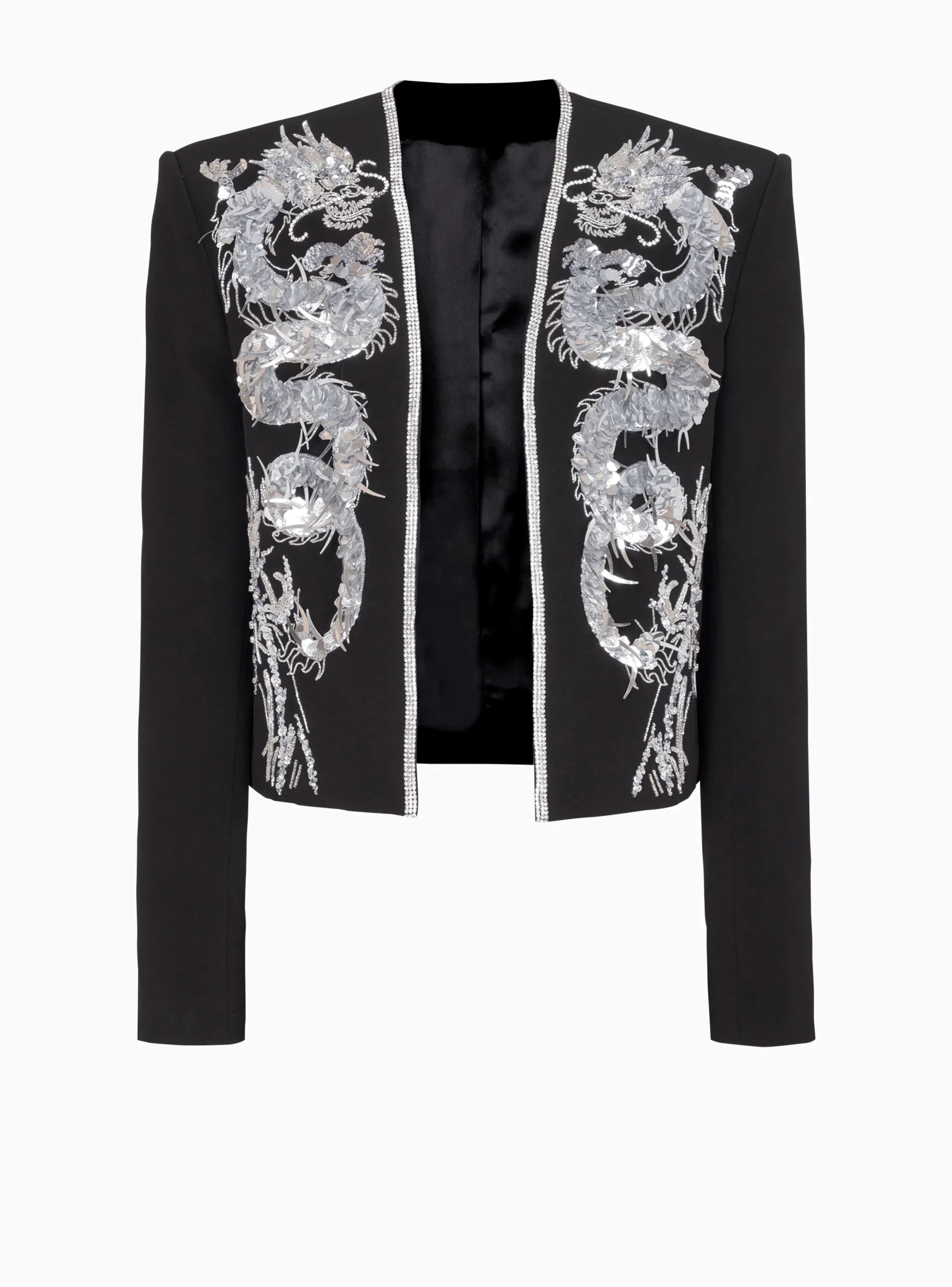 Online Dragon Embroidered Spencer Jacket Jackets And Blazers