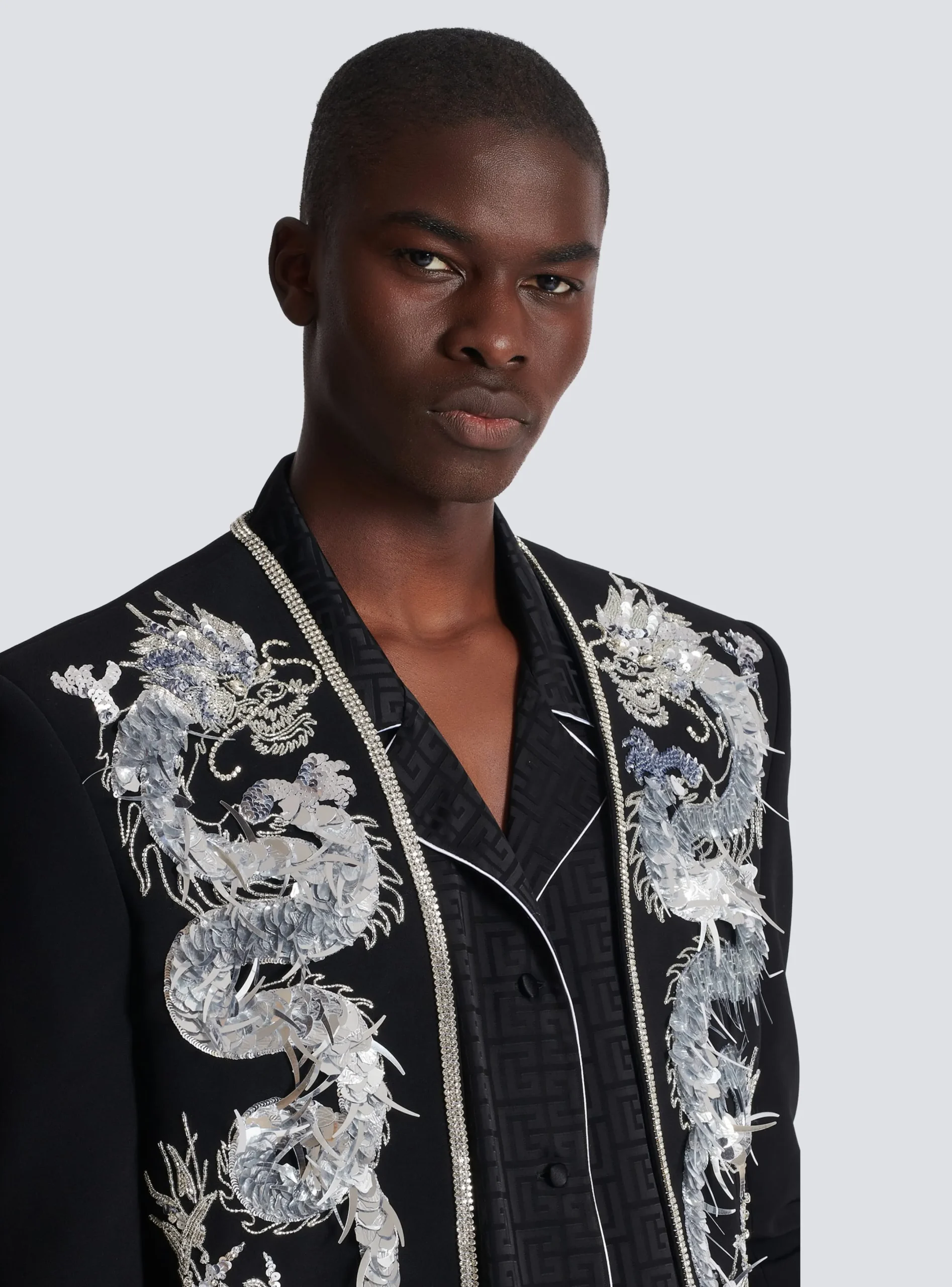 Online Dragon Embroidered Spencer Jacket Jackets And Blazers