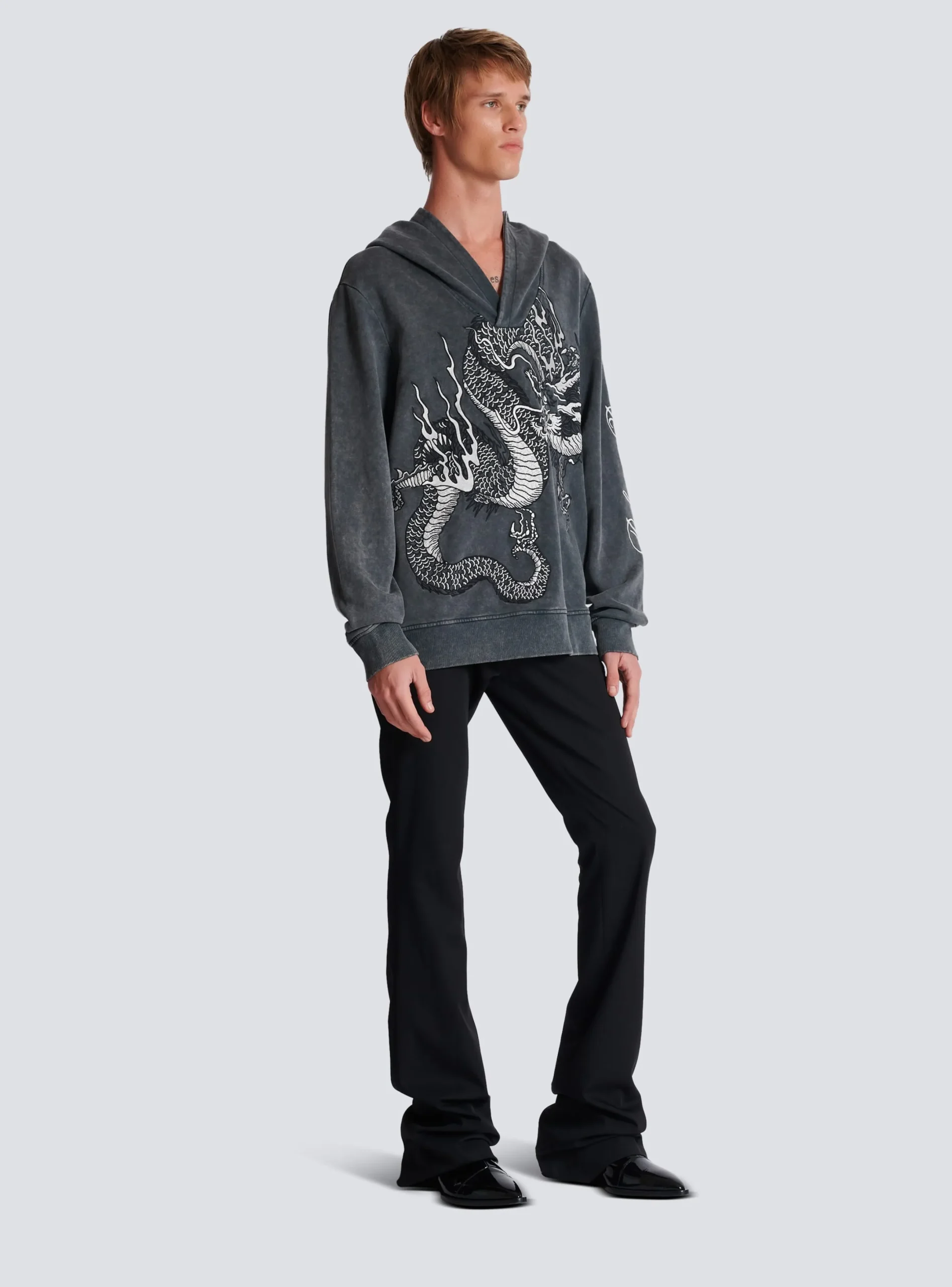 Sale Dragon Embroidered Sweatshirt Sweatshirts