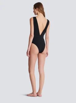 New Draped Swimsuit Women Swimwear
