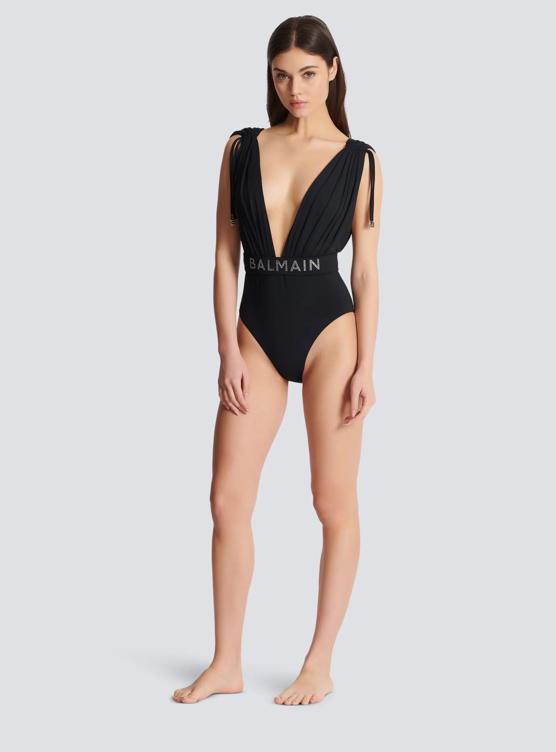 Best Sale Draped Swimsuit Women Swimwear