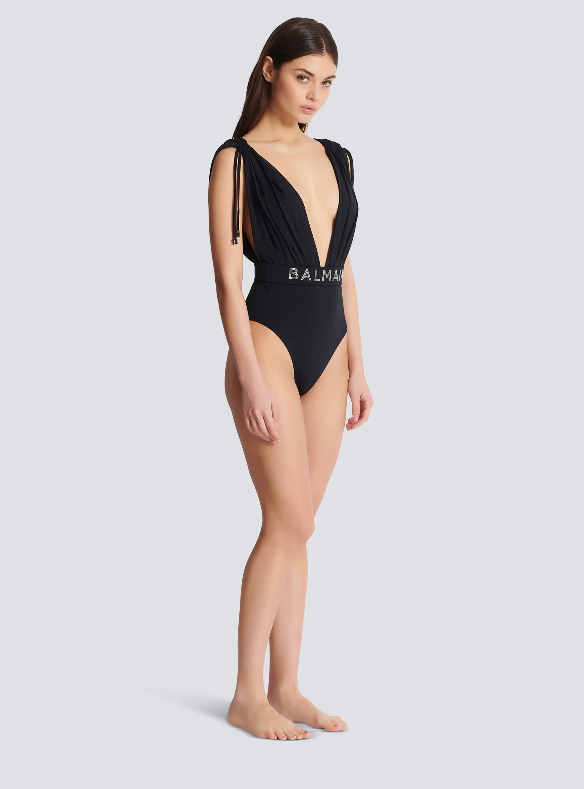 Best Sale Draped Swimsuit Women Swimwear