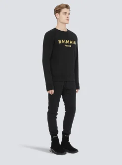 Sale Eco-designed Cotton Sweatshirt With Paris Logo Print Sportswear|Sweatshirts