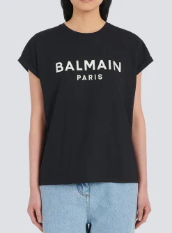 Hot Eco-designed Cotton T-shirt With Logo Print Women T-Shirts