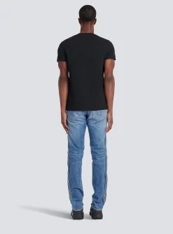 Hot Eco-designed Cotton T-shirt With Paris Logo Print T-Shirts