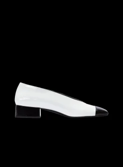 Best Sale Eden Two-tone Patent Leather Ballet Flats Women Flat Shoes