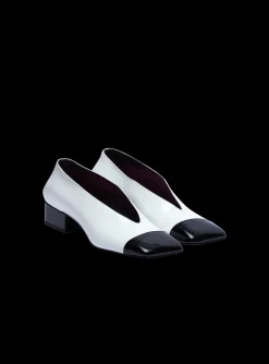 Best Sale Eden Two-tone Patent Leather Ballet Flats Women Flat Shoes