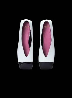 Sale Eden Two-tone Pumps In Lambskin And Patent Leather Women High Heels & Pumps
