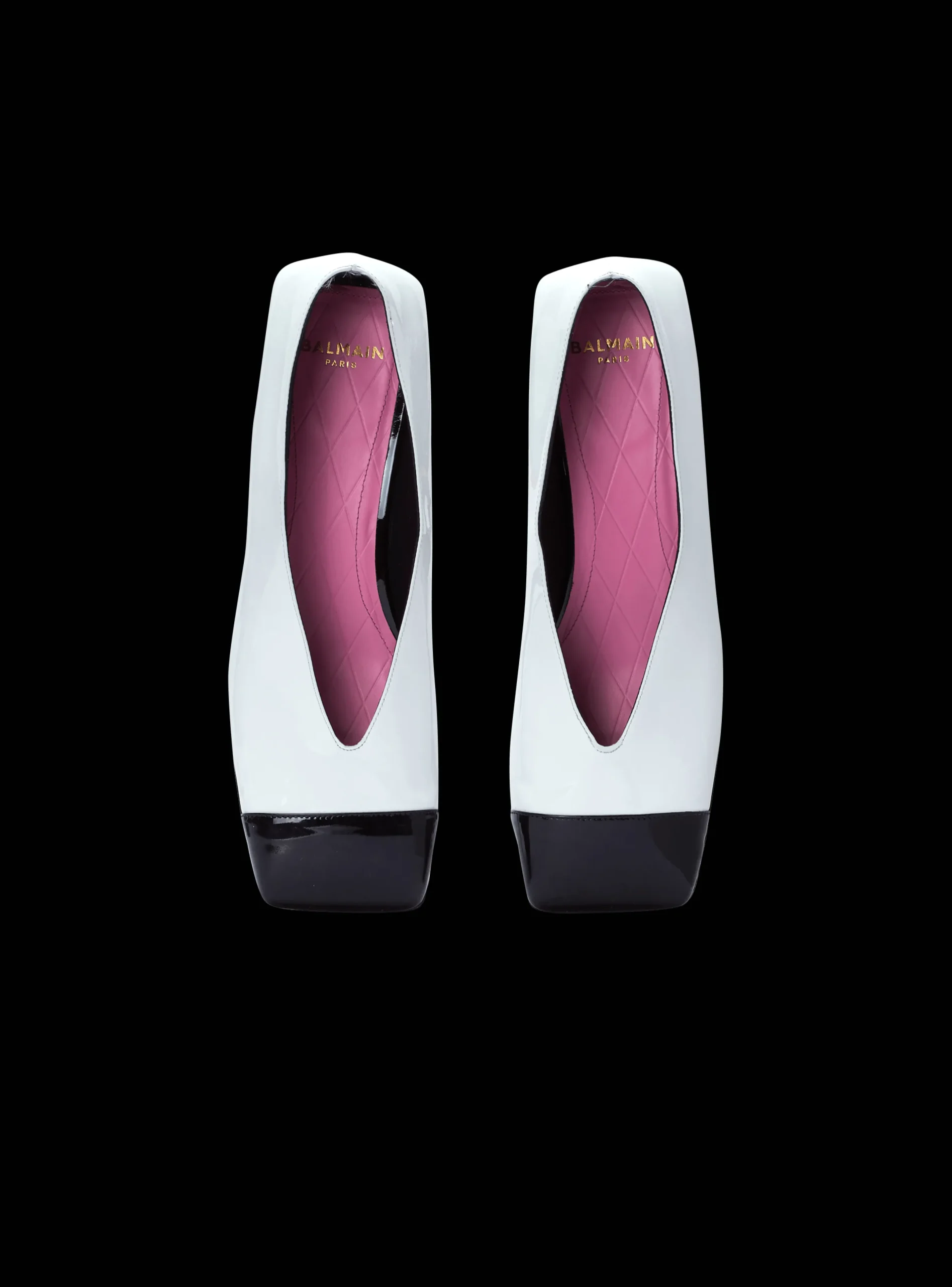 Sale Eden Two-tone Pumps In Lambskin And Patent Leather Women High Heels & Pumps
