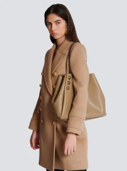 New Emblème Grained Calfskin Tote Bag Women Tote Bags|Shoulder Bags