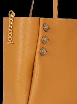 Cheap Emblème Grained Leather Tote Bag Women Tote Bags|Shoulder Bags