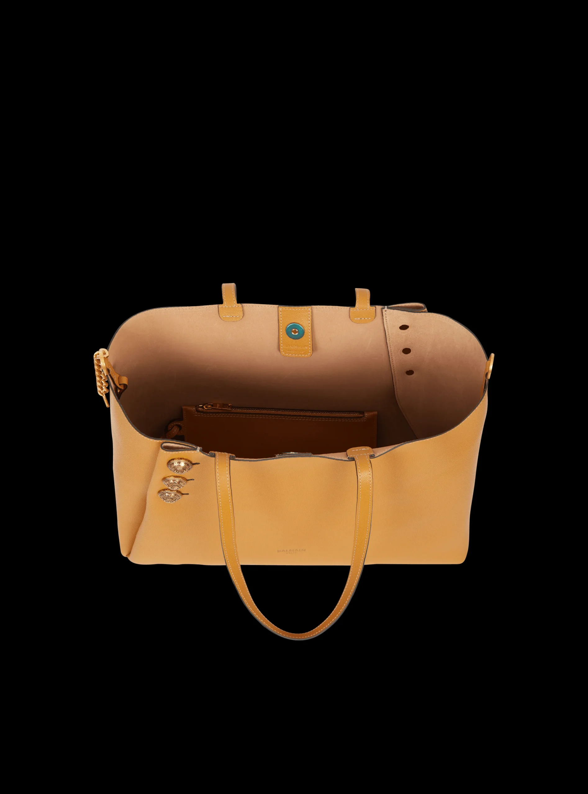 Cheap Emblème Grained Leather Tote Bag Women Tote Bags|Shoulder Bags