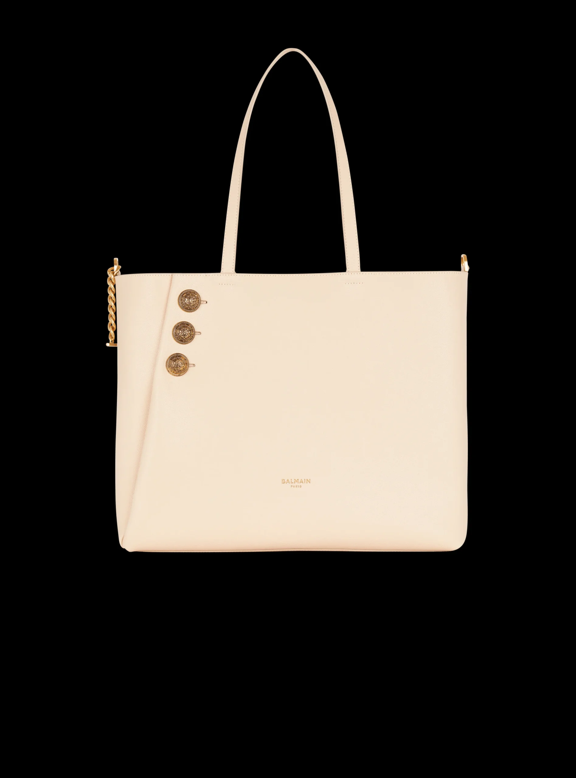 Online Emblème Grained Leather Tote Bag Women Tote Bags|Shoulder Bags