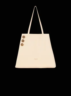 Online Emblème Grained Leather Tote Bag Women Tote Bags|Shoulder Bags