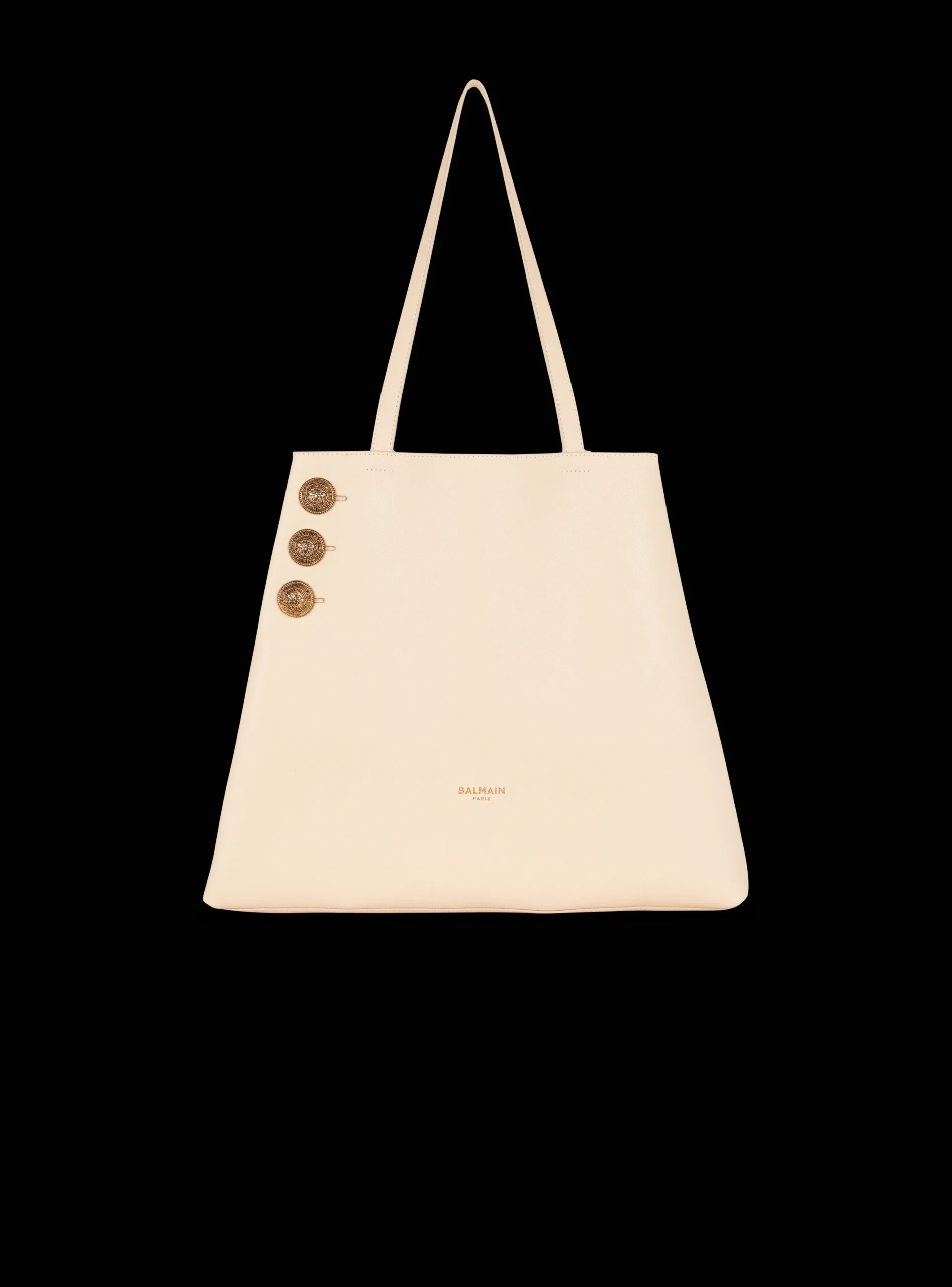 Online Emblème Grained Leather Tote Bag Women Tote Bags|Shoulder Bags