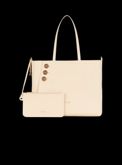Online Emblème Grained Leather Tote Bag Women Tote Bags|Shoulder Bags