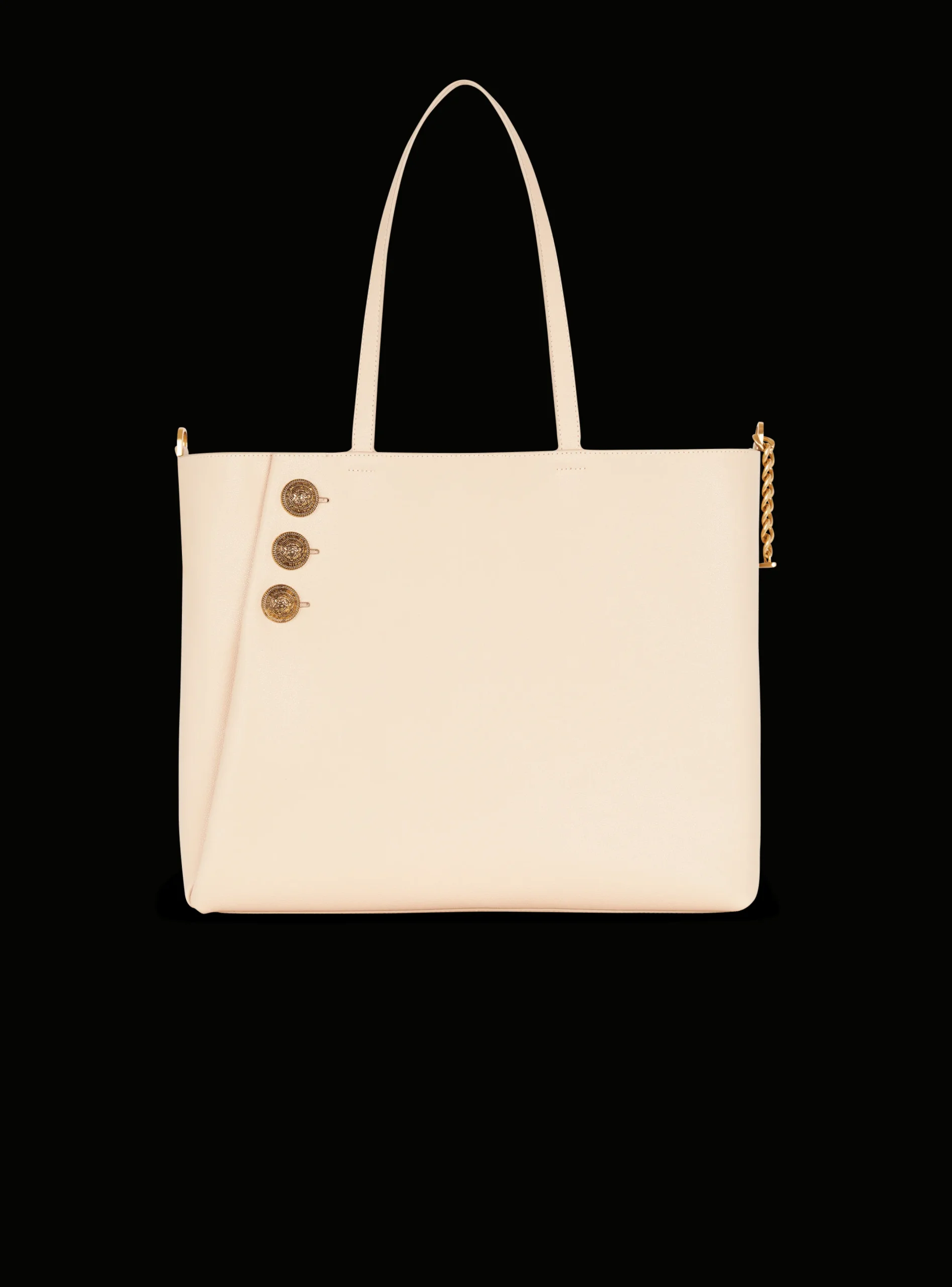 Online Emblème Grained Leather Tote Bag Women Tote Bags|Shoulder Bags