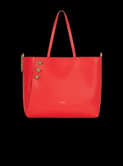 Discount Emblème Grained Leather Tote Bag Women Tote Bags|Shoulder Bags