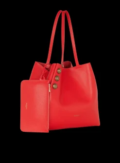 Discount Emblème Grained Leather Tote Bag Women Tote Bags|Shoulder Bags