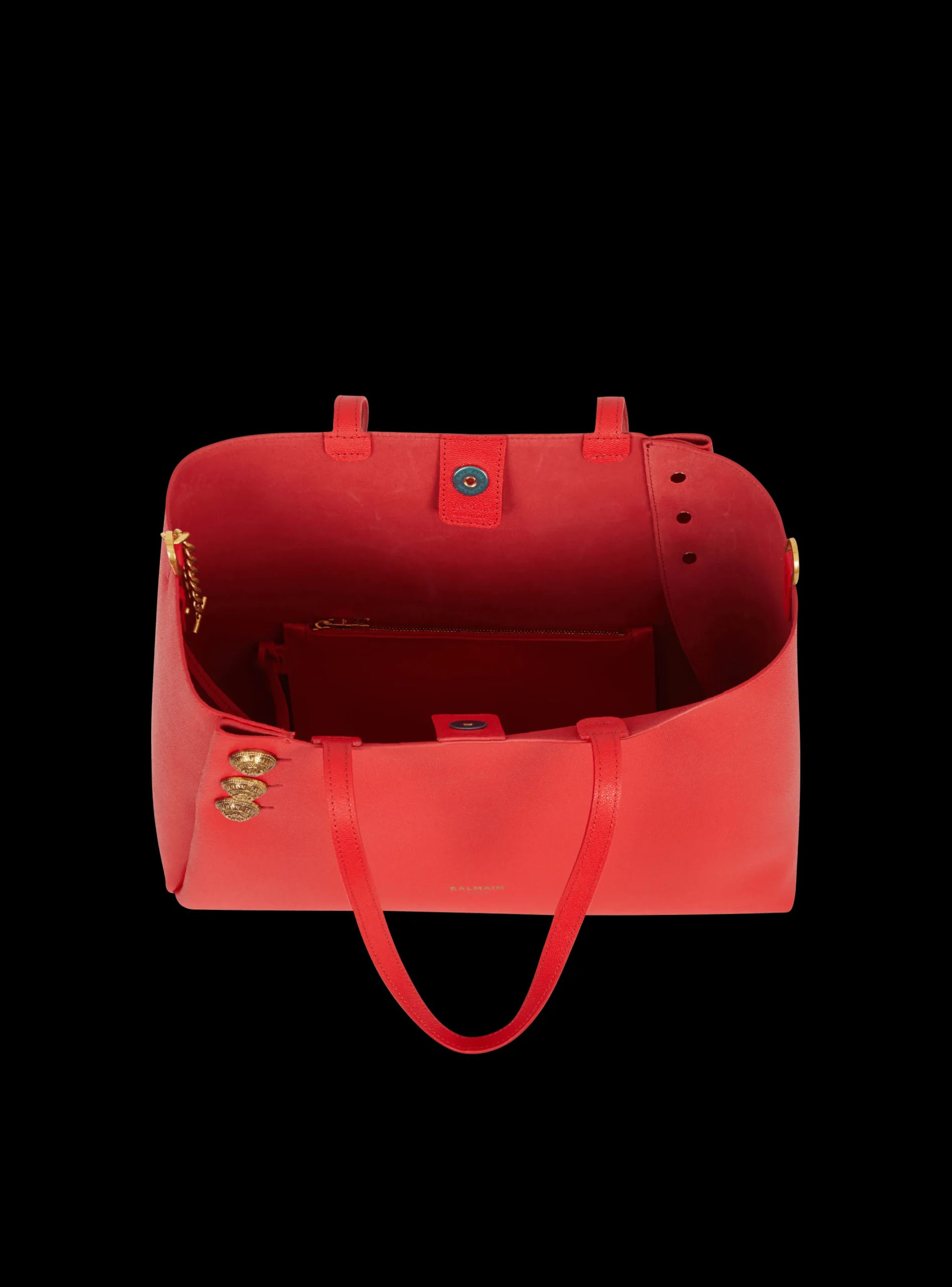 Discount Emblème Grained Leather Tote Bag Women Tote Bags|Shoulder Bags