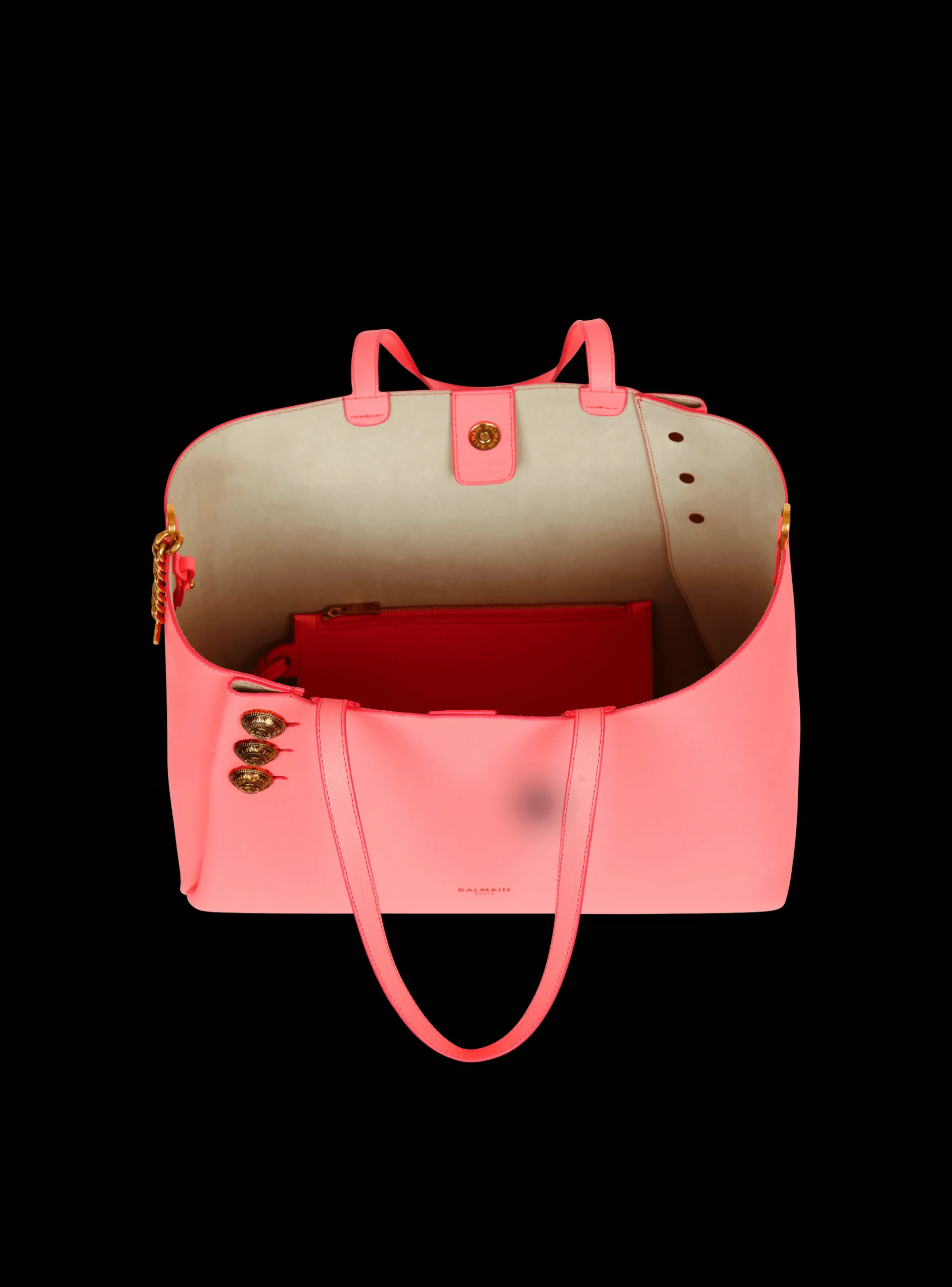 Hot Emblème Grained Leather Tote Bag Women Tote Bags|Shoulder Bags