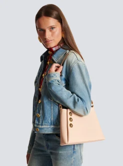 Clearance Emblème Handbag In Grained Leather Women Shoulder Bags|Handbags