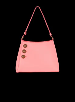 Shop Emblème Handbag In Grained Leather Women Shoulder Bags|Handbags