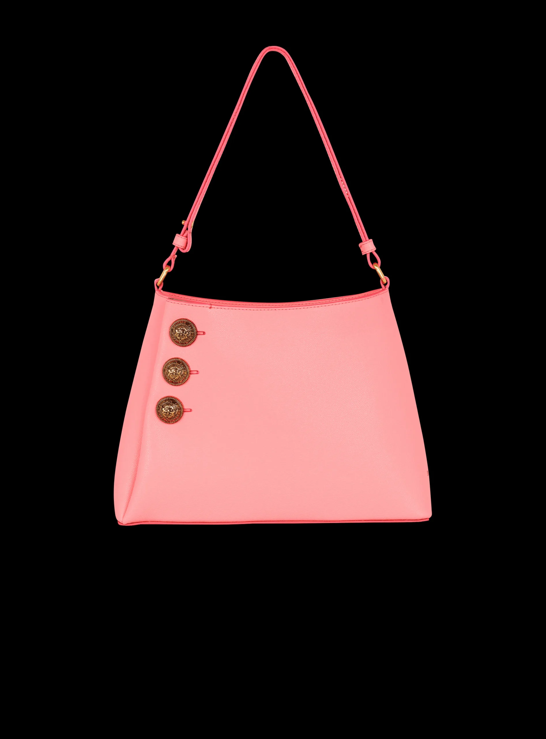 Shop Emblème Handbag In Grained Leather Women Shoulder Bags|Handbags